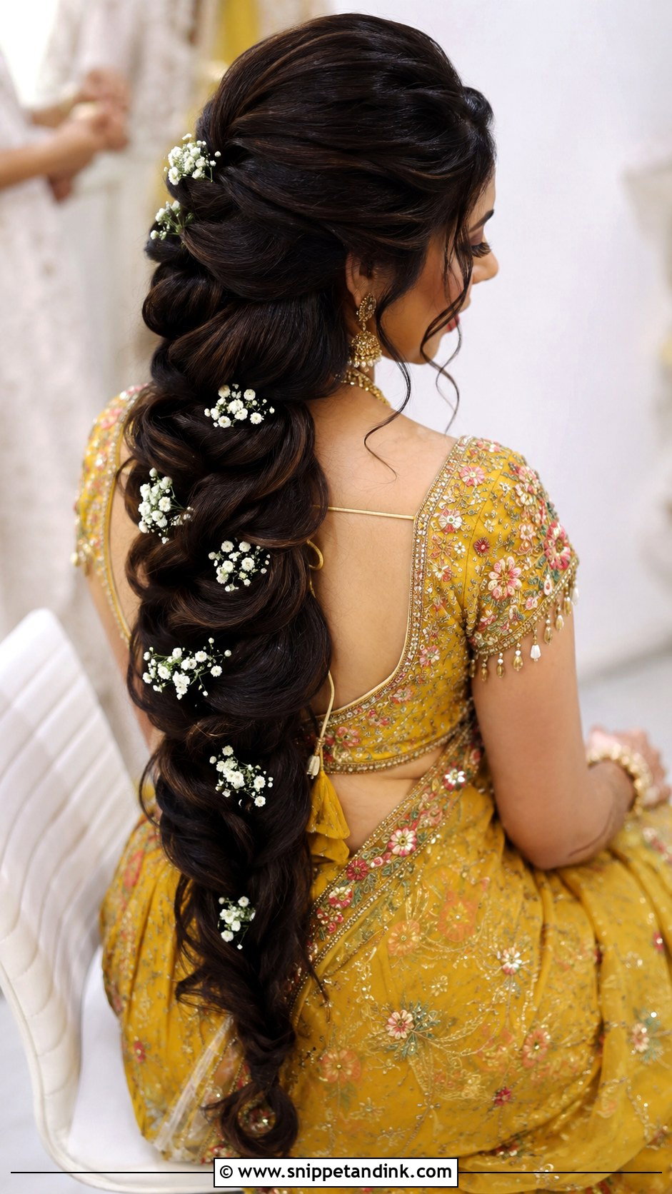 Mermaid Braid For Mehendi Bride - Snippet and Ink - 20 Mehendi Brides Braids Hairstyles