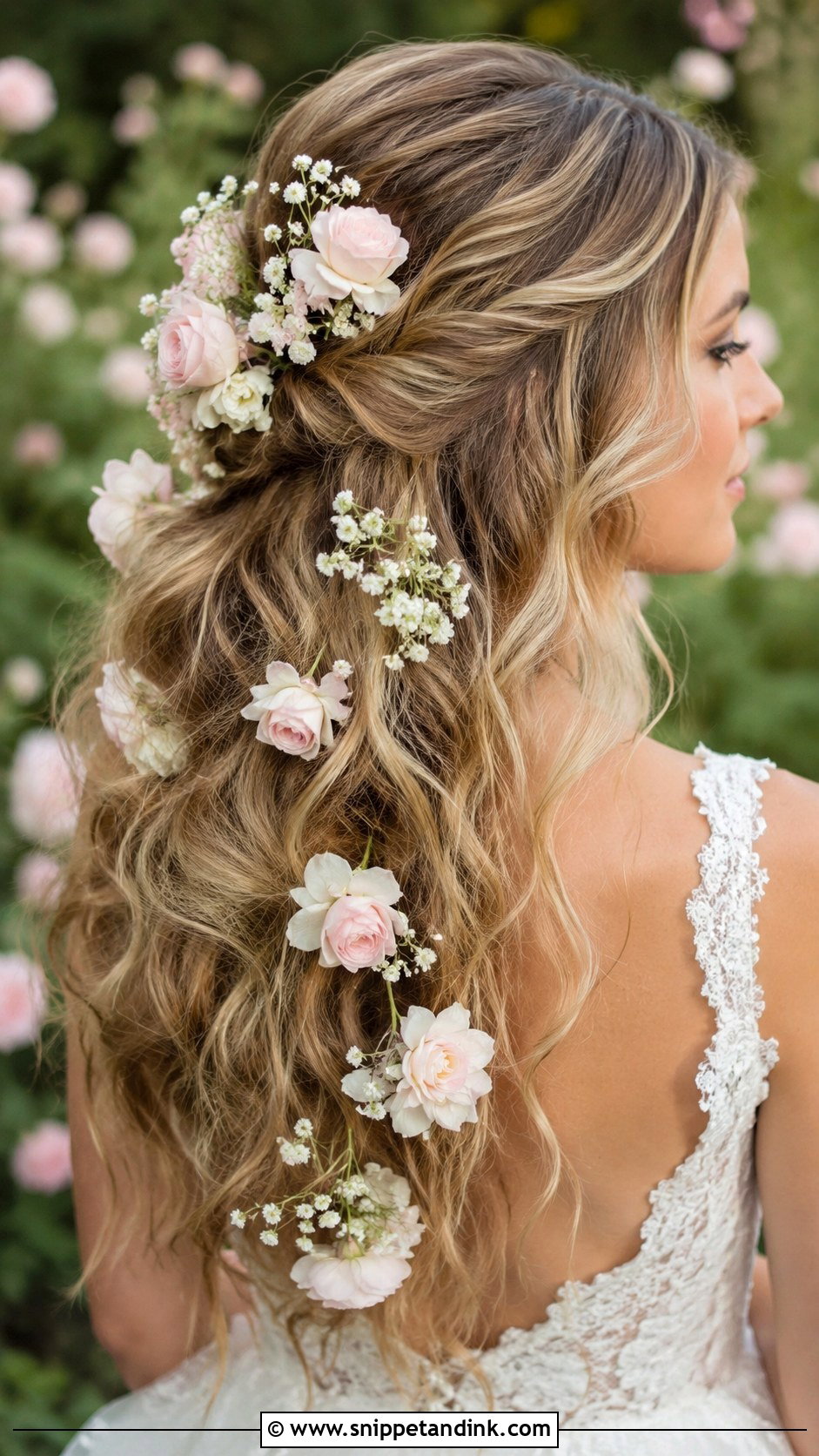 Mermaid Hair With Flowers - Snippet and Ink - 20 Mermaid Wedding Hair Ideas