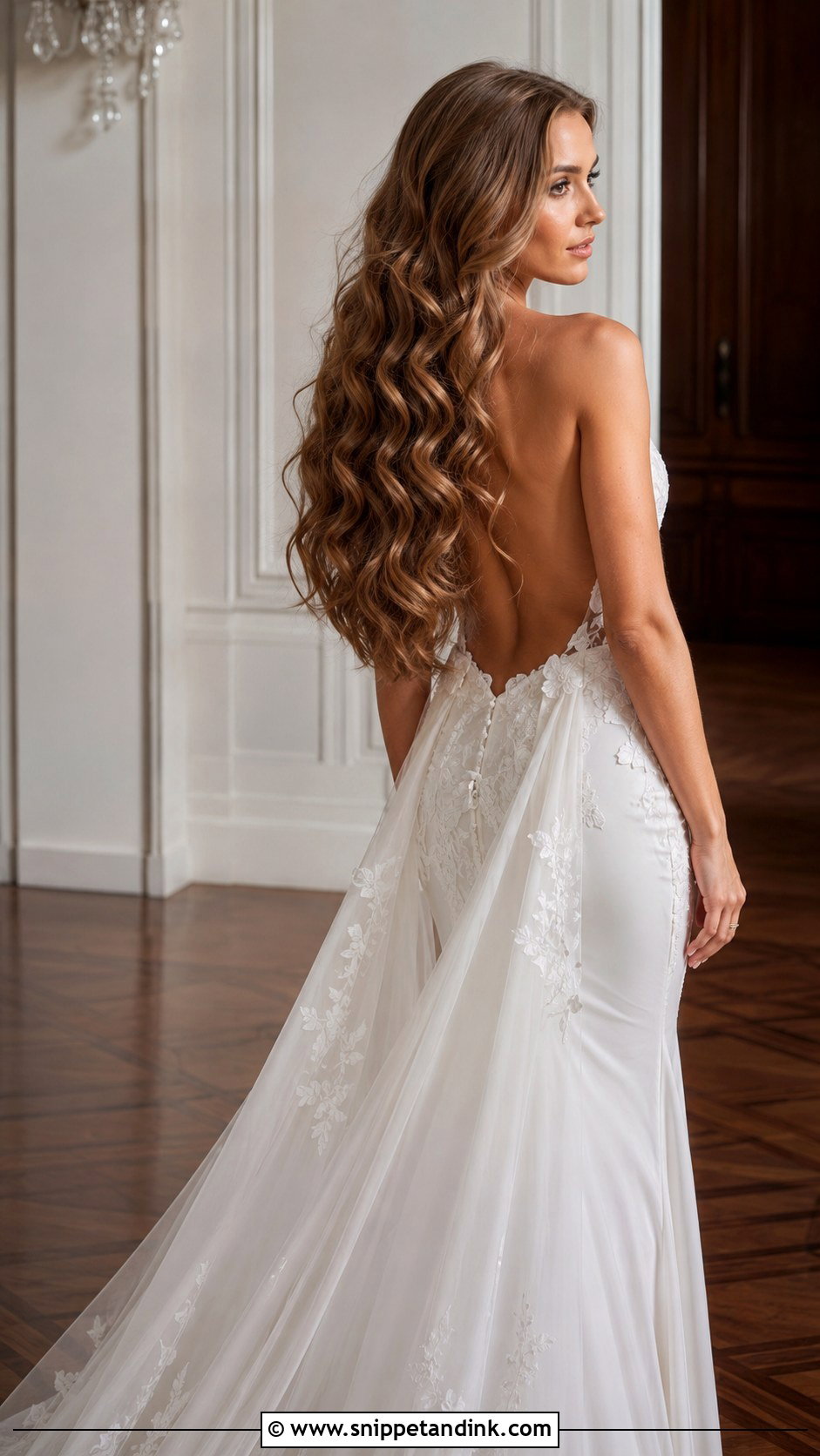 Mermaid Waves For Long Hair - Snippet and Ink - 20 Bridal Hair Waves