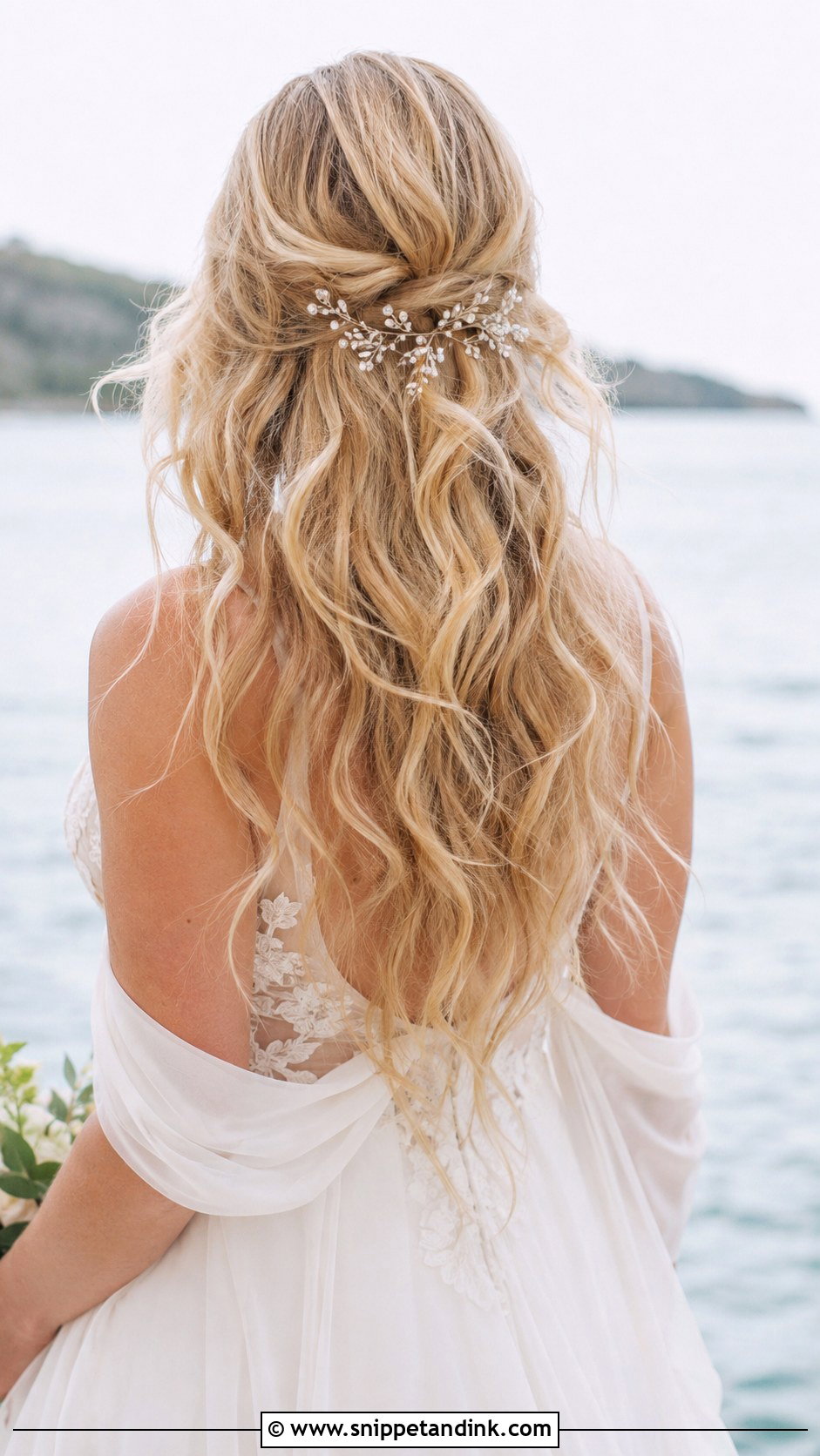 Mermaid Waves for a Beach Wedding - Snippet and Ink - 25 Beach Bridal Hair Ideas