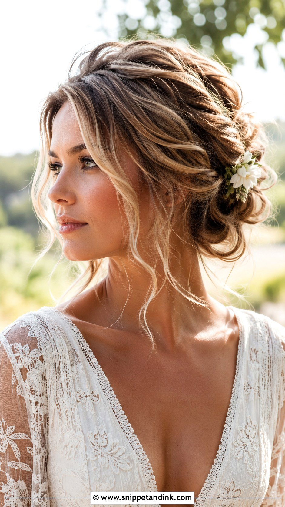 Messy Bob Updo With Volume - Snippet and Ink - 25 Wedding Guest Hairstyles Short Hair