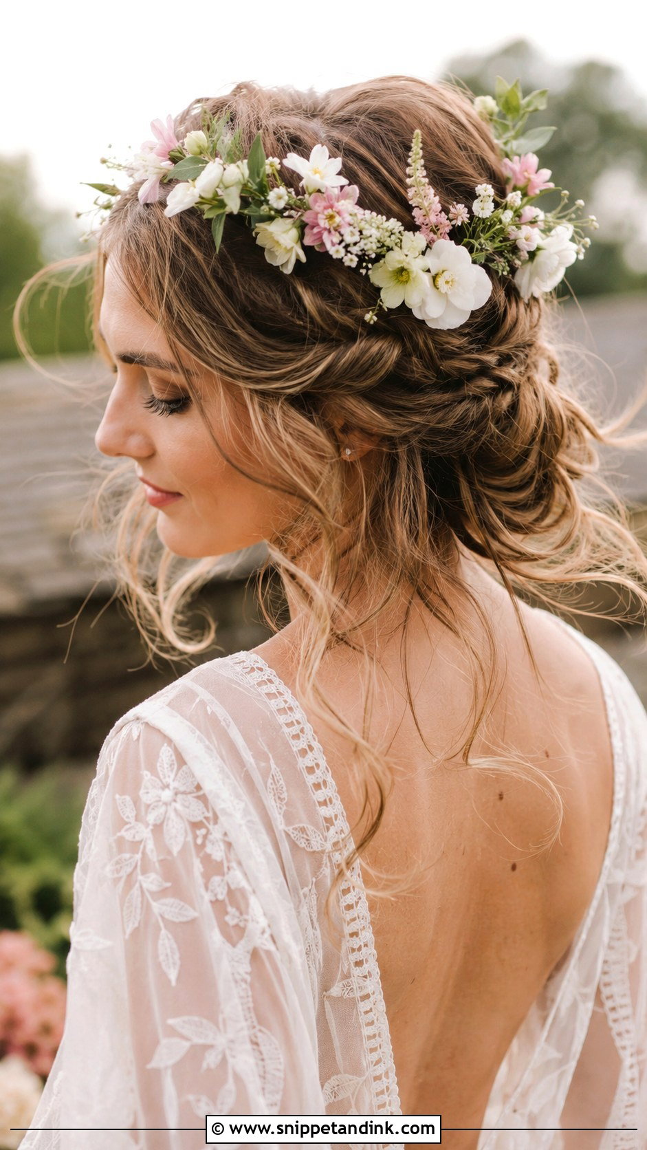 Messy Boho Updo - Snippet and Ink - 20 Messy Wedding Hair Updo Ideas