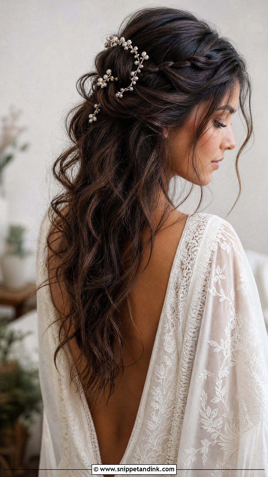 Messy Boho Wedding Hairstyle - Snippet and Ink - 20 Messy Wedding Hairstyles