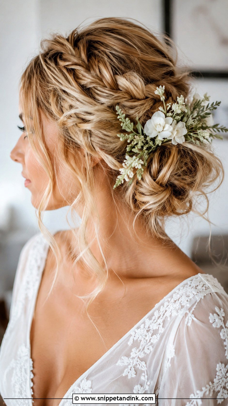 Messy Braided Updo - Snippet and Ink - 25 Bridal Hairstyles with Braids