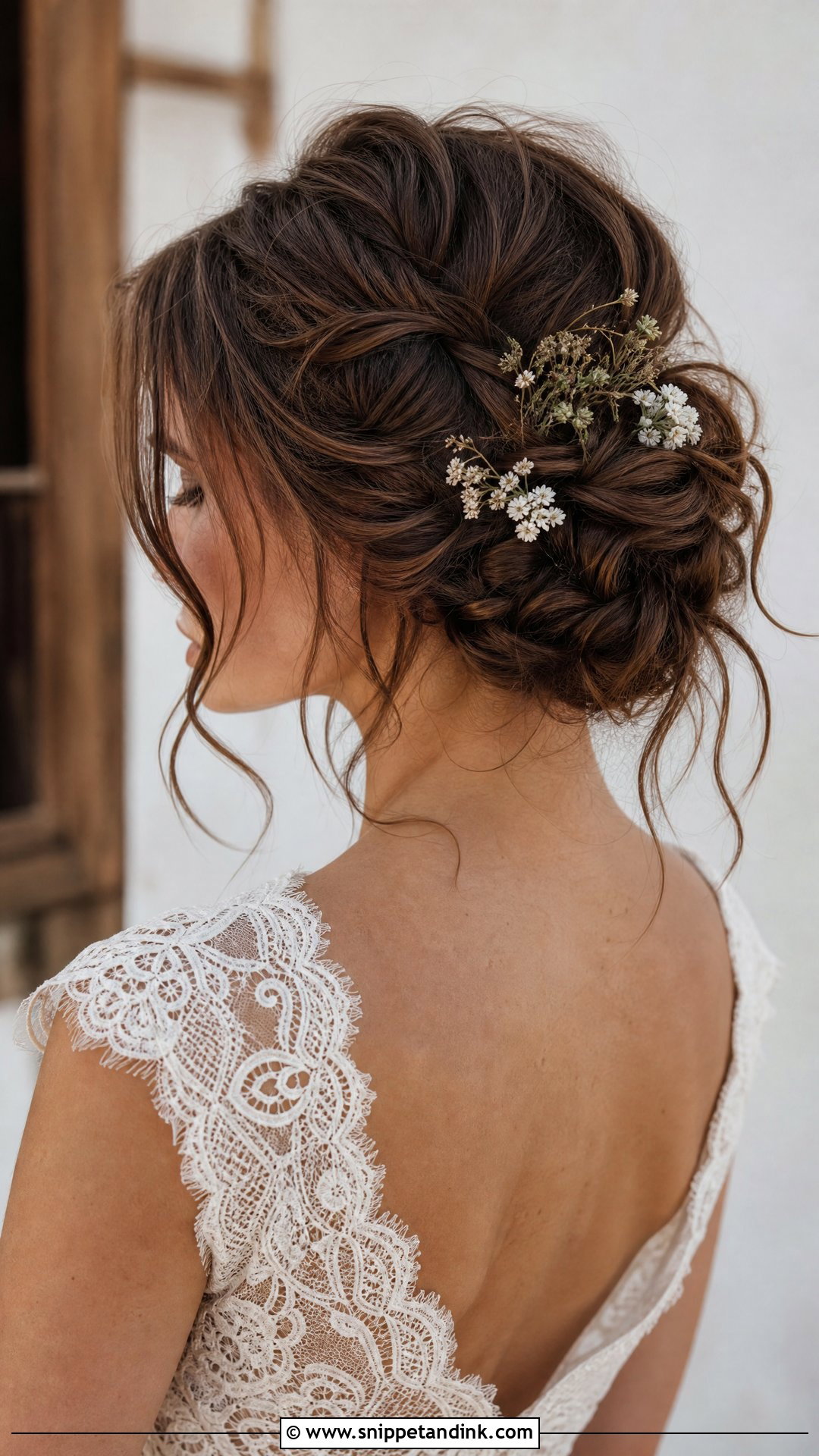 Messy Braided Updo - Snippet and Ink - 20 Bridal Braid Hairstyles