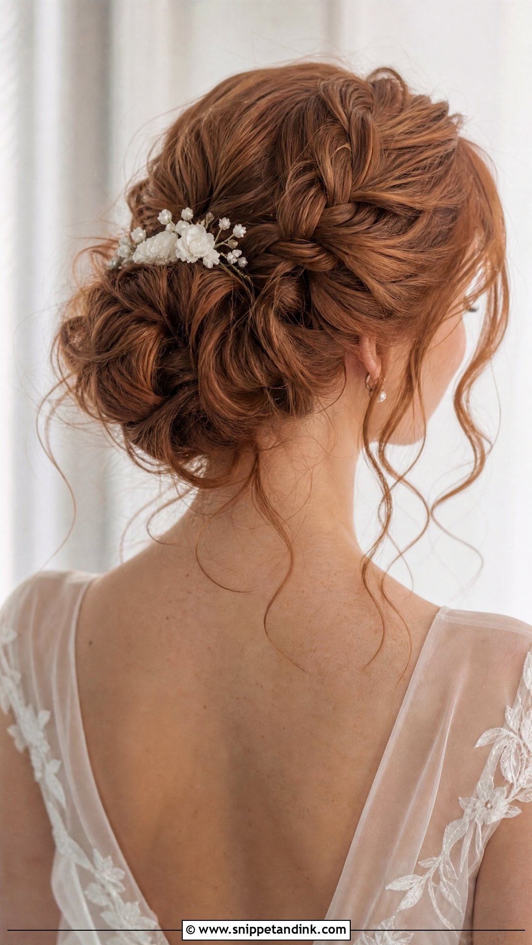 Messy Braided Wedding Updo - Snippet and Ink - 20 Wedding Updo Hairstyles with Braid