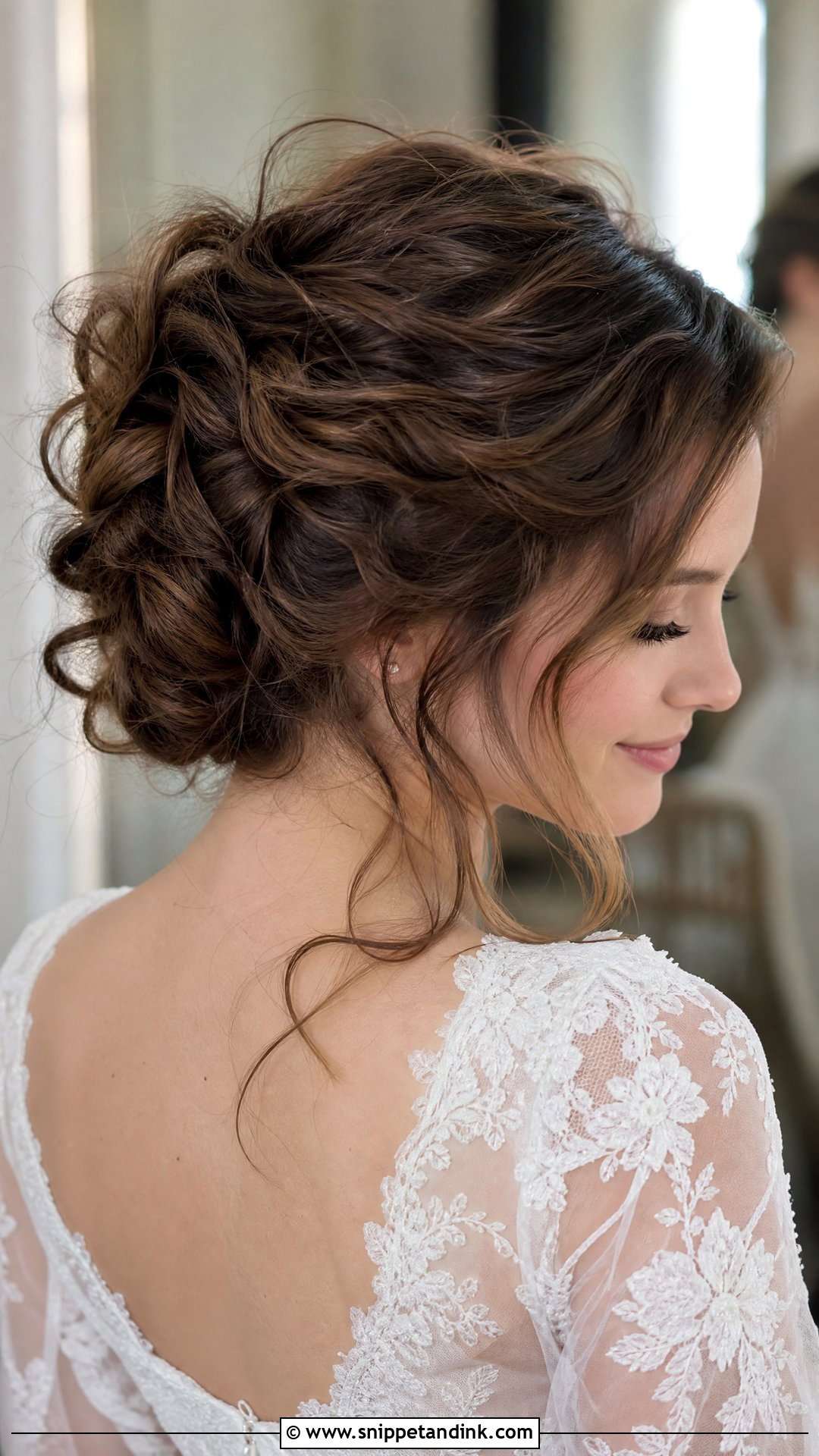 Messy Bridal Updo Brown Hair - Snippet and Ink - 15 Bridal Updo Brown Hair Ideas