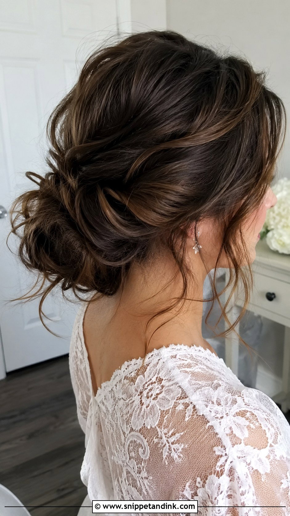 Messy Bridal Updo Tutorial - Snippet and Ink - 20 Bridal Updo Tutorial Ideas