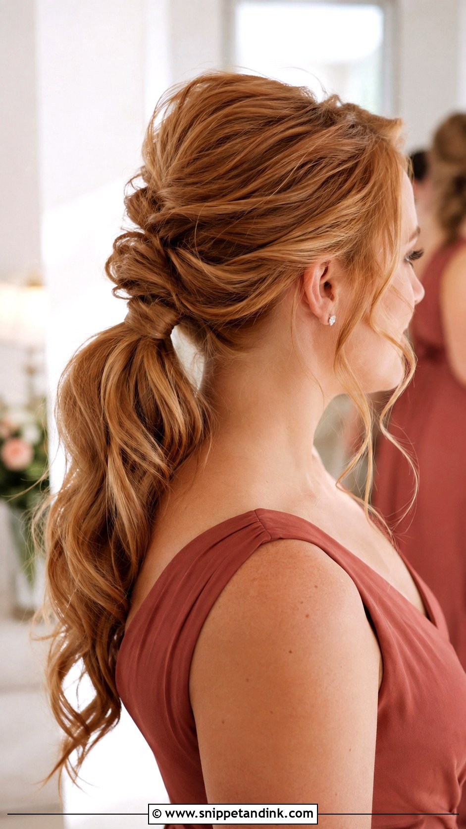Messy Bridesmaid Ponytail Updo - Snippet and Ink - 20 Bridesmaid Hairstyles Updo Ponytail