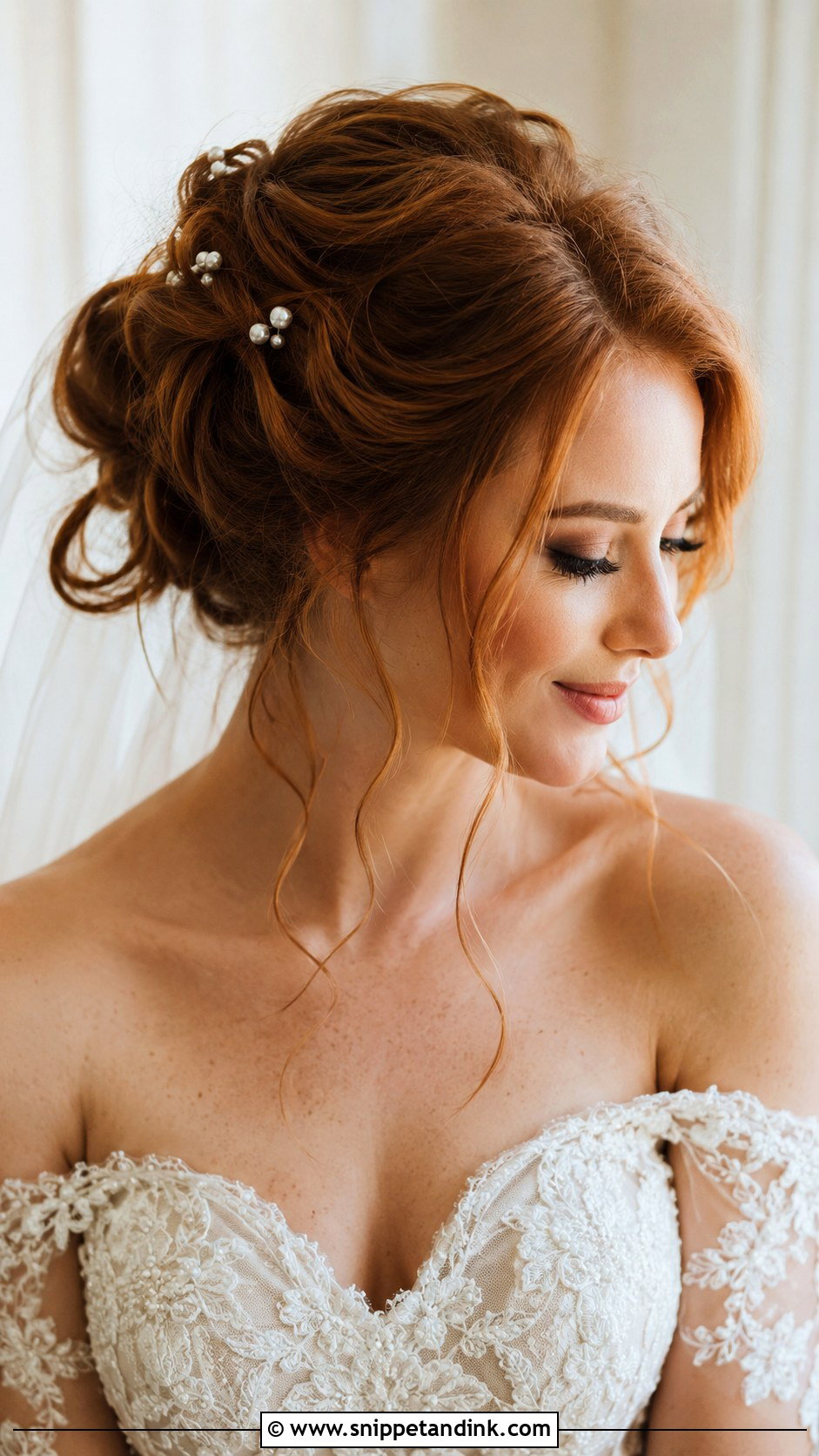 Messy Bun Bridal Hairstyle - Snippet and Ink - 15 Trendy Bridal Hairstyles