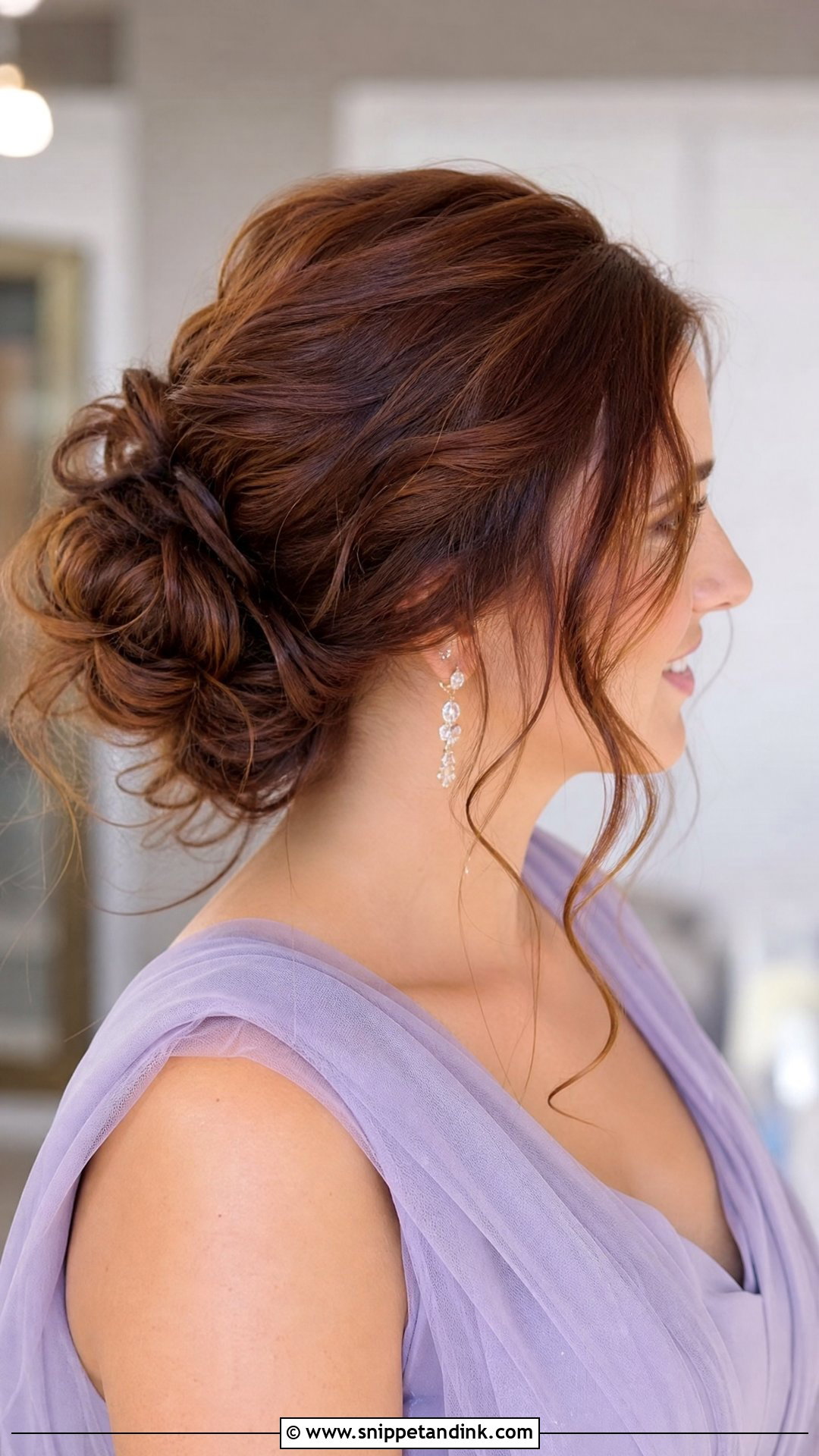 Messy Bun Bridal Party Updo - Snippet and Ink - 15 Bridal Party Updo Ideas