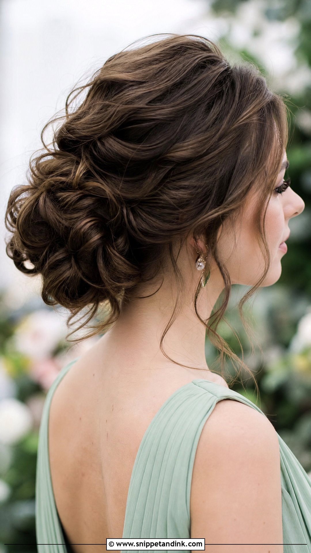 Messy Bun Bridal Party Updo - Snippet and Ink - 15 Bridal Party Hair Updo Ideas