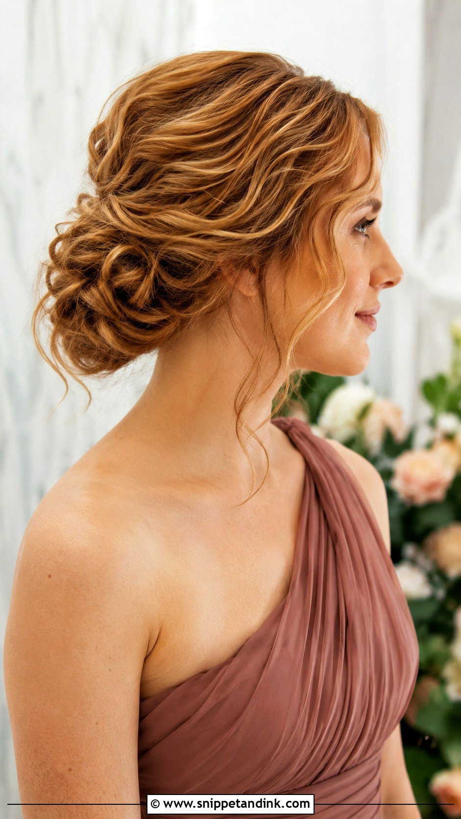 Messy Bun Bridesmaid Hair - Snippet and Ink - 20 Fall Bridesmaid Hair Ideas