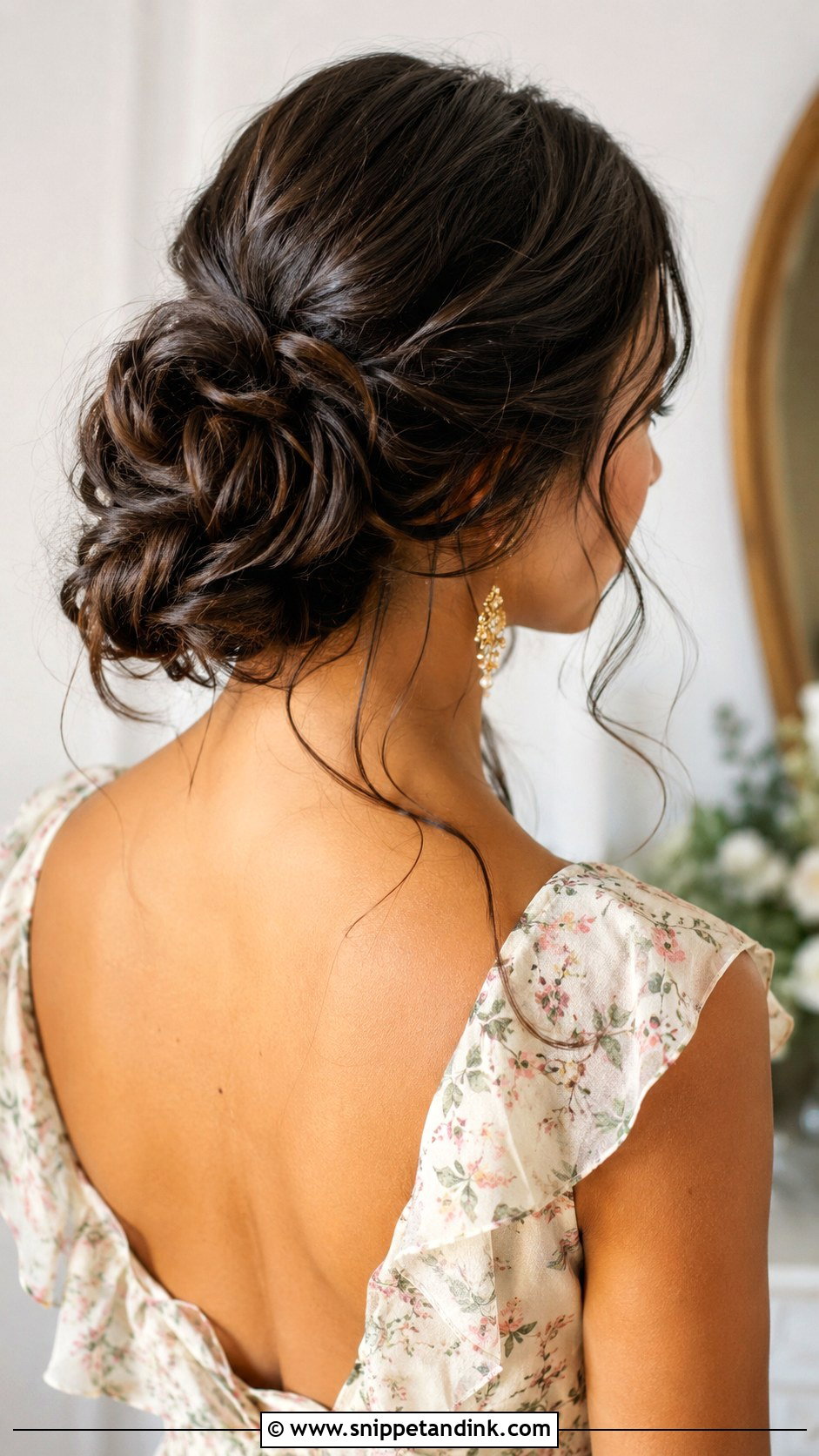 Messy Bun Bridesmaid Hair - Snippet and Ink - 20 Hair Ideas for Bridesmaids
