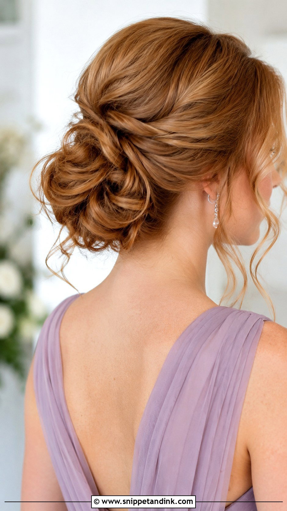Messy Bun Bridesmaid Hair - Snippet and Ink - 20 Hair Styles for Long Hair for Wedding Bridesmaid