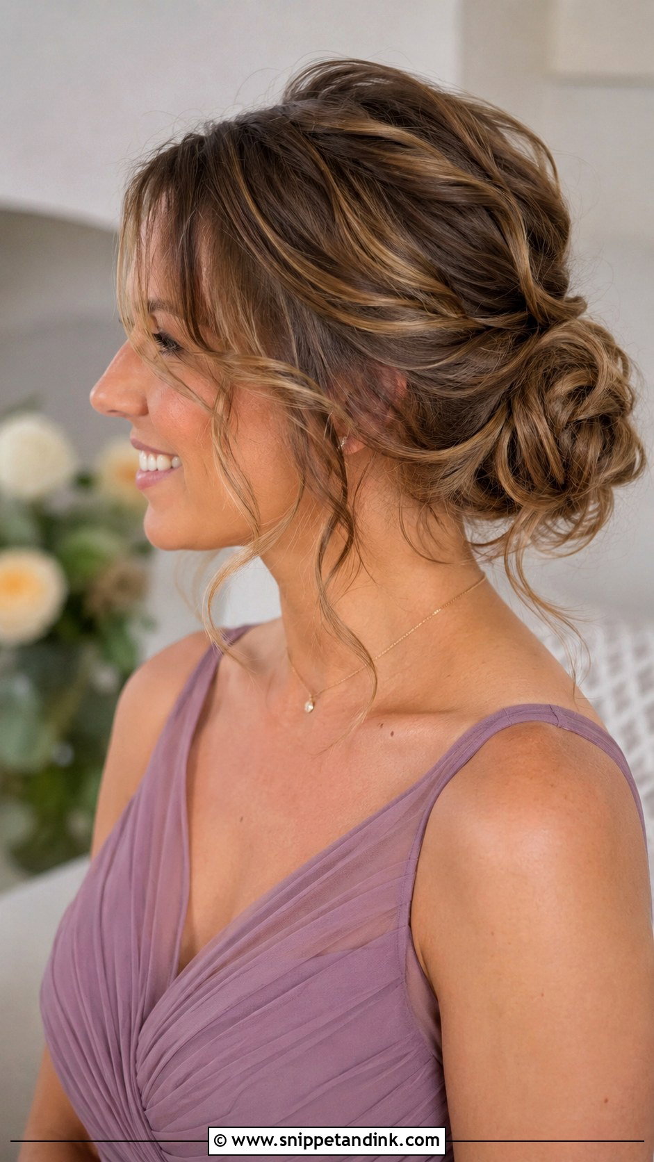 Messy Bun Bridesmaid Hair - Snippet and Ink - 25 Wedding Hair for Bridesmaids Ideas