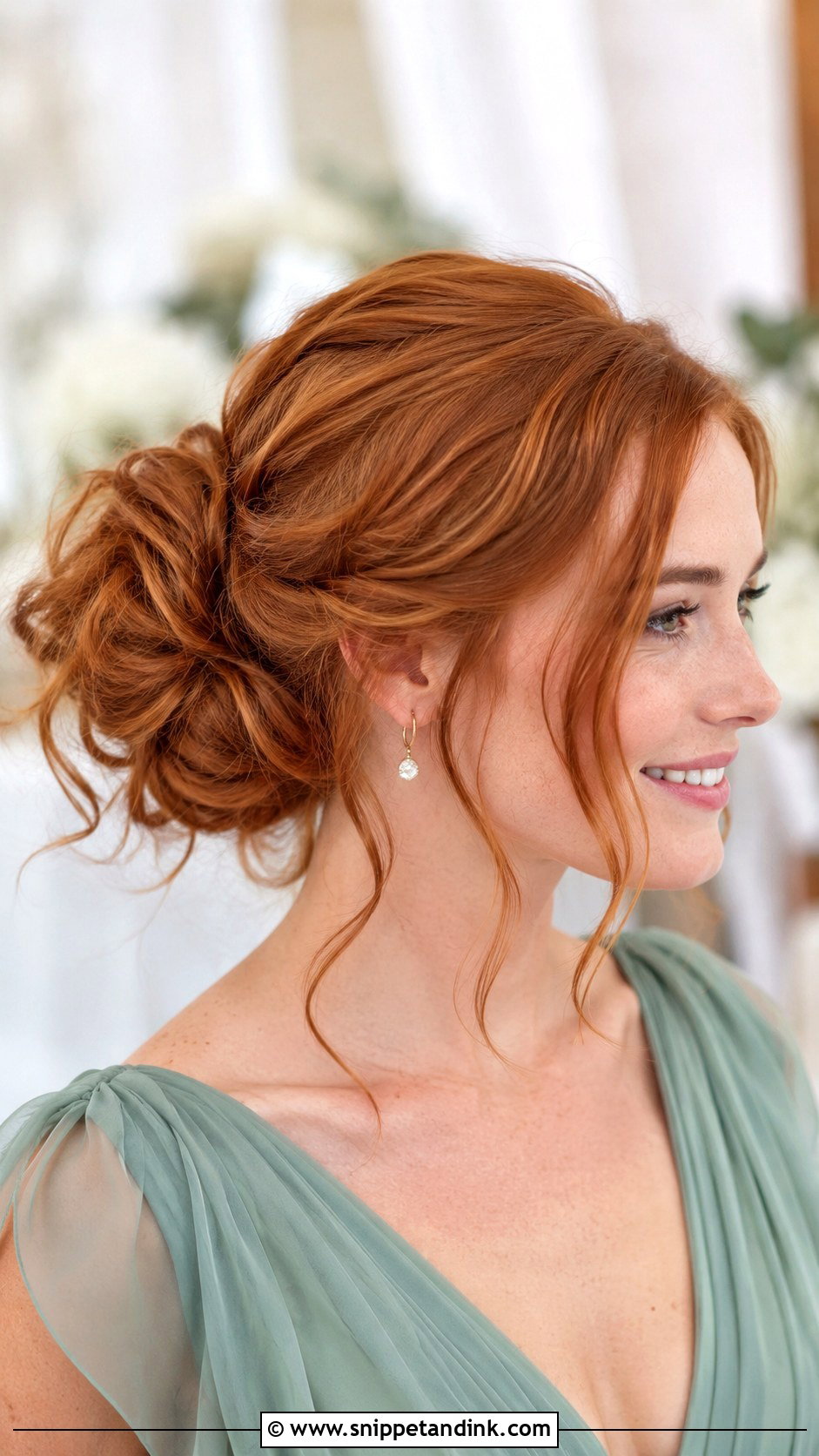 Messy Bun Bridesmaid Hair - Snippet and Ink - 30 Bridesmaid Hair Styles