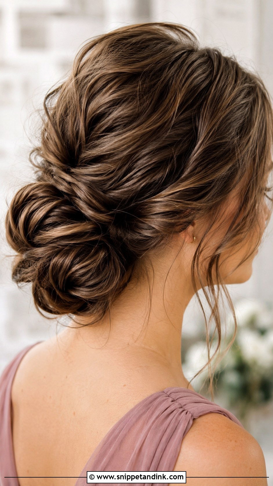 Messy Bun Bridesmaid Hair - Snippet and Ink - 30 Wedding Bridesmaid Hair Ideas