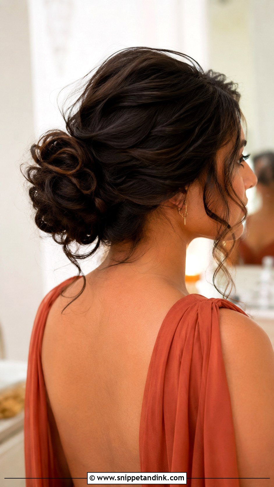 Messy Bun Bridesmaid Hair Medium Length - Snippet and Ink - 20 Bridesmaid Hair Styles Medium Length