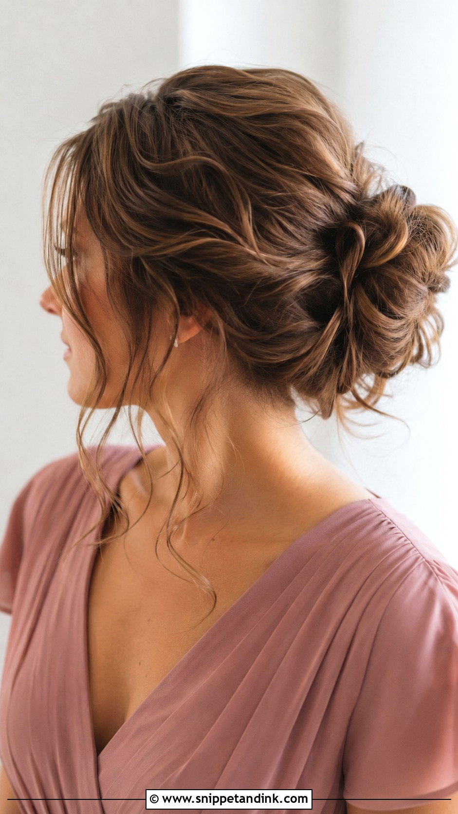 Messy Bun Bridesmaid Hairdo - Snippet and Ink - 20 Hairdo for Bridesmaid Ideas