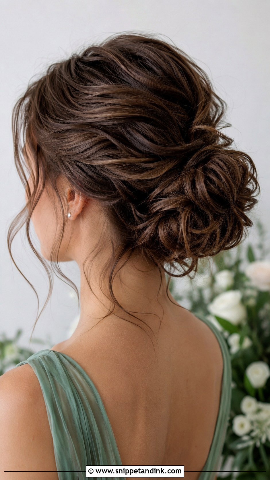 Messy Bun Bridesmaid Hairstyle - Snippet and Ink - 20 Cute Wedding Hairstyles Bridesmaid