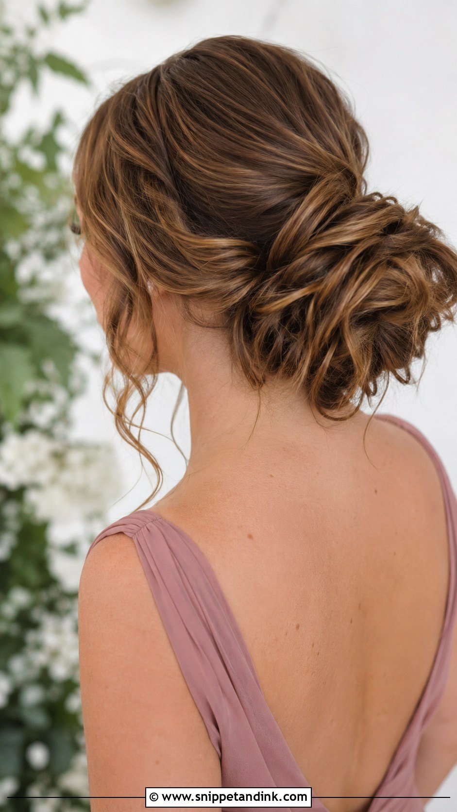 Messy Bun Bridesmaid Hairstyle - Snippet and Ink - 30 Hairstyles for Weddings Bridesmaid