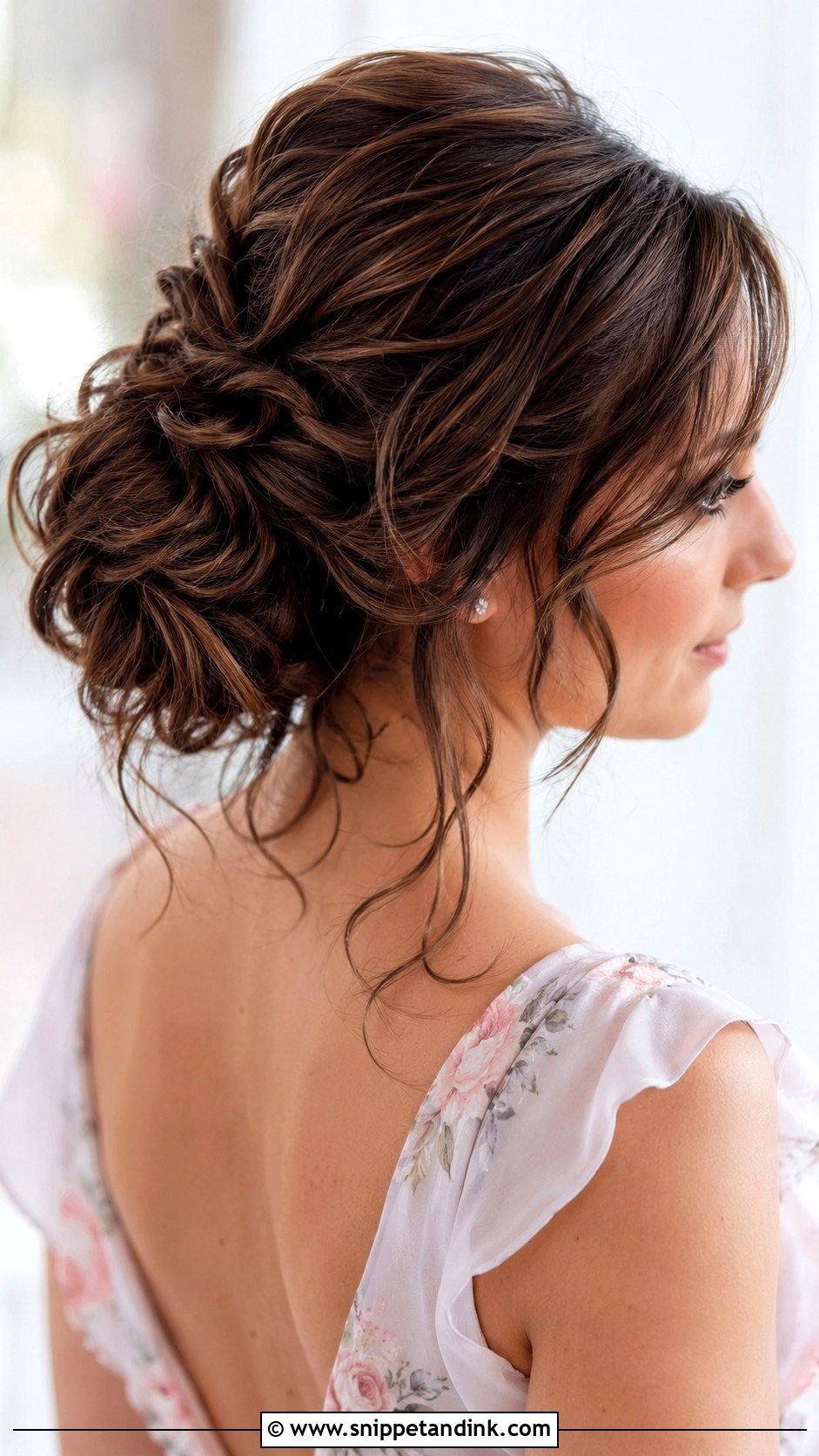 Messy Bun Bridesmaid Hairstyle - Snippet and Ink - 25 Bridesmaid Hairstyle Ideas