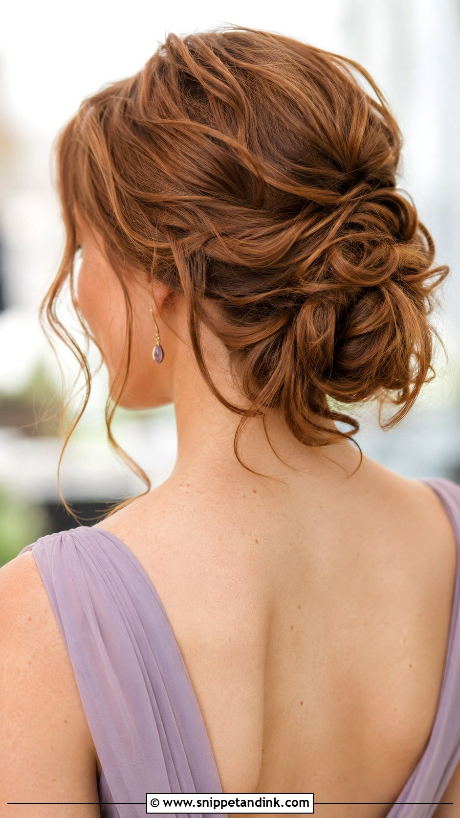 Messy Bun Bridesmaid Hairstyle - Snippet and Ink - 20 Bridesmaid Hairstyles 2024