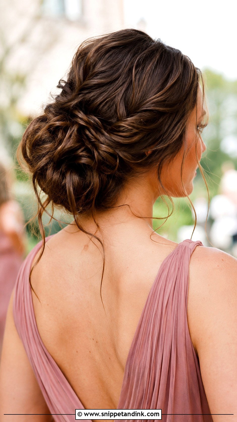 Messy Bun Bridesmaid Updo - Snippet and Ink - 20 Updos Bridesmaid Hair