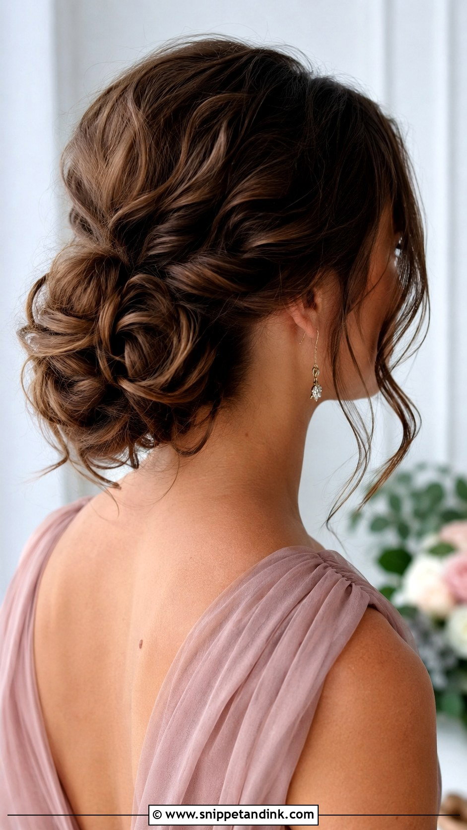 Messy Bun Bridesmaid Updo - Snippet and Ink - 25 Bridesmaid Updos