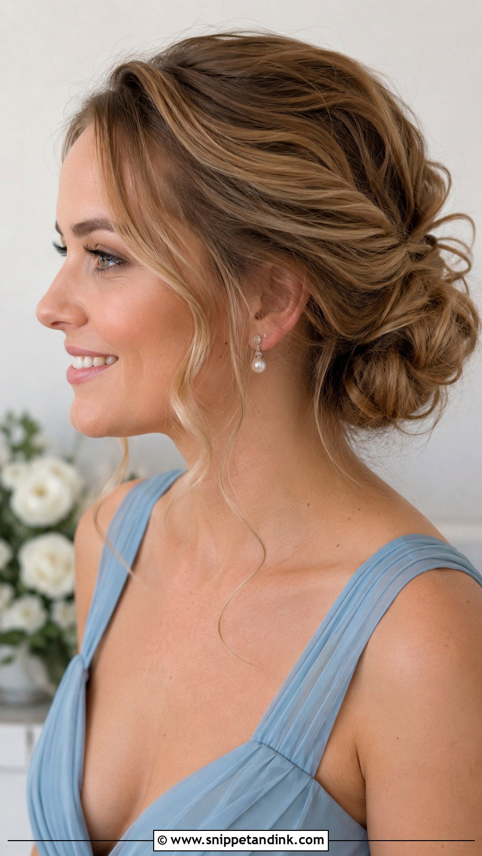 Messy Bun Bridesmaid Updo - Snippet and Ink - 20 Simple Bridesmaid Hairstyles Updo