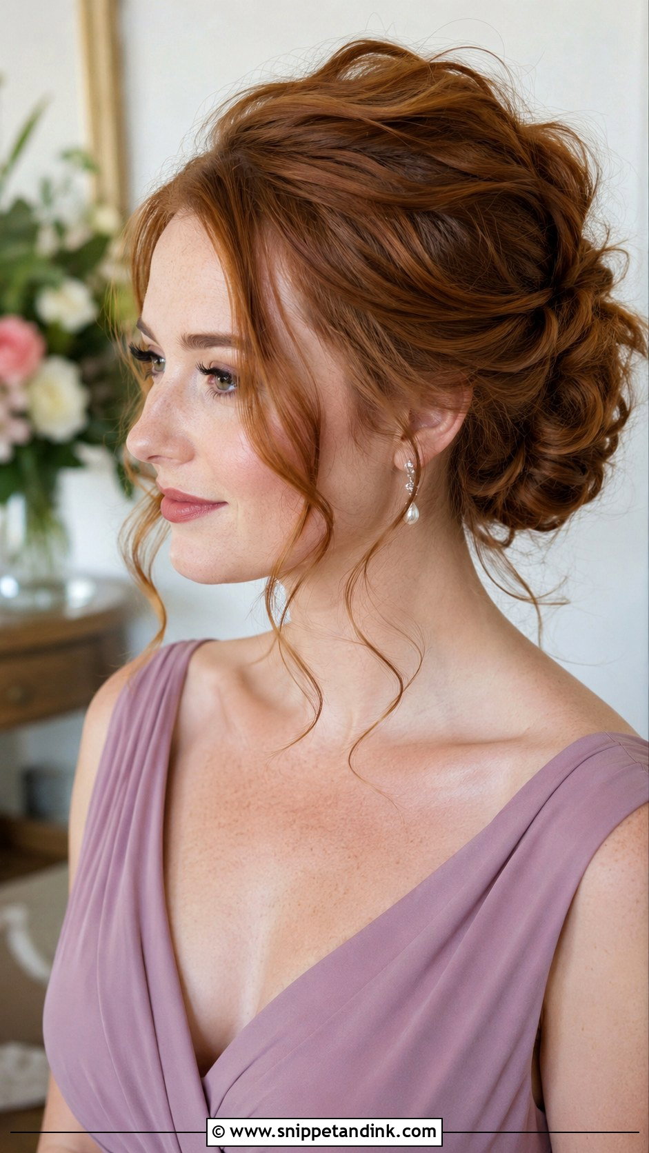 Messy Bun Bridesmaid Updo - Snippet and Ink - 20 Updo for Wedding Bridesmaid Ideas