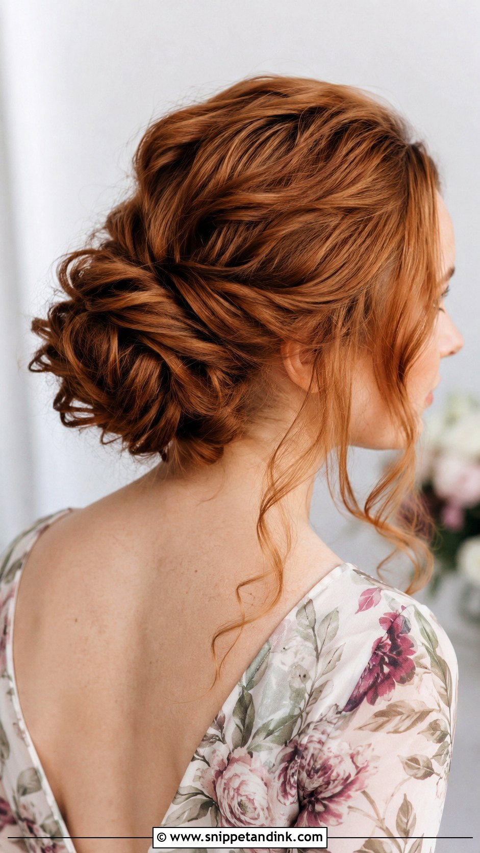 Messy Bun Bridesmaid Updo - Snippet and Ink - 20 Updo Hair Styles for Bridesmaids