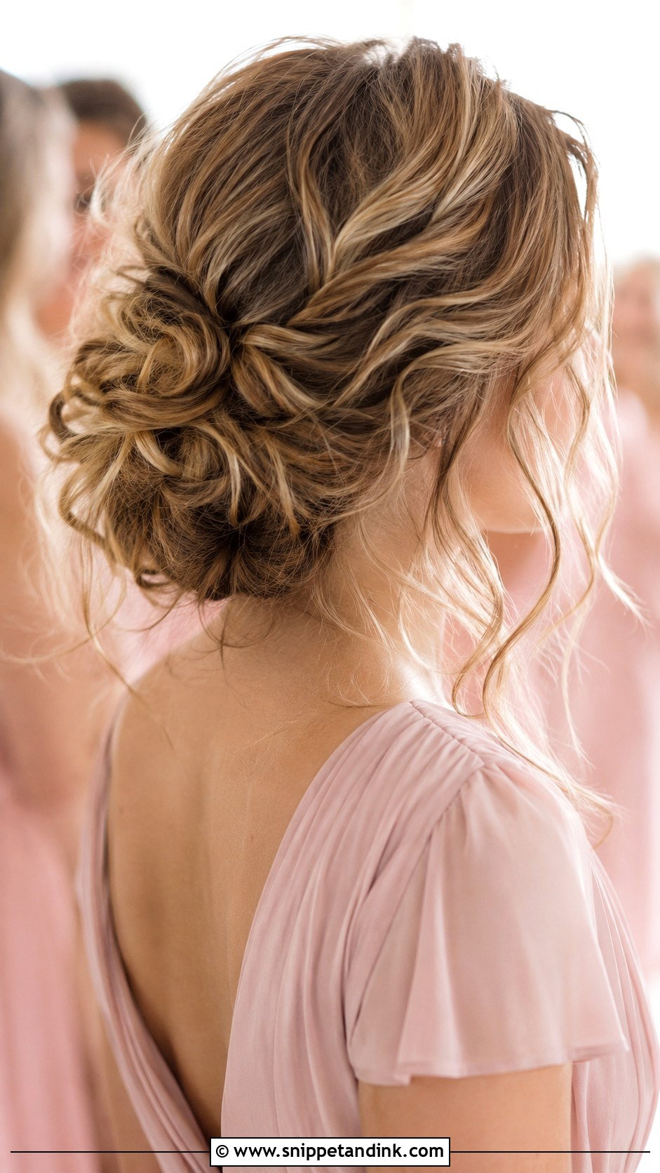 Messy Bun Bridesmaid Updo - Snippet and Ink - 20 Bridesmaid Up Do Hairstyles