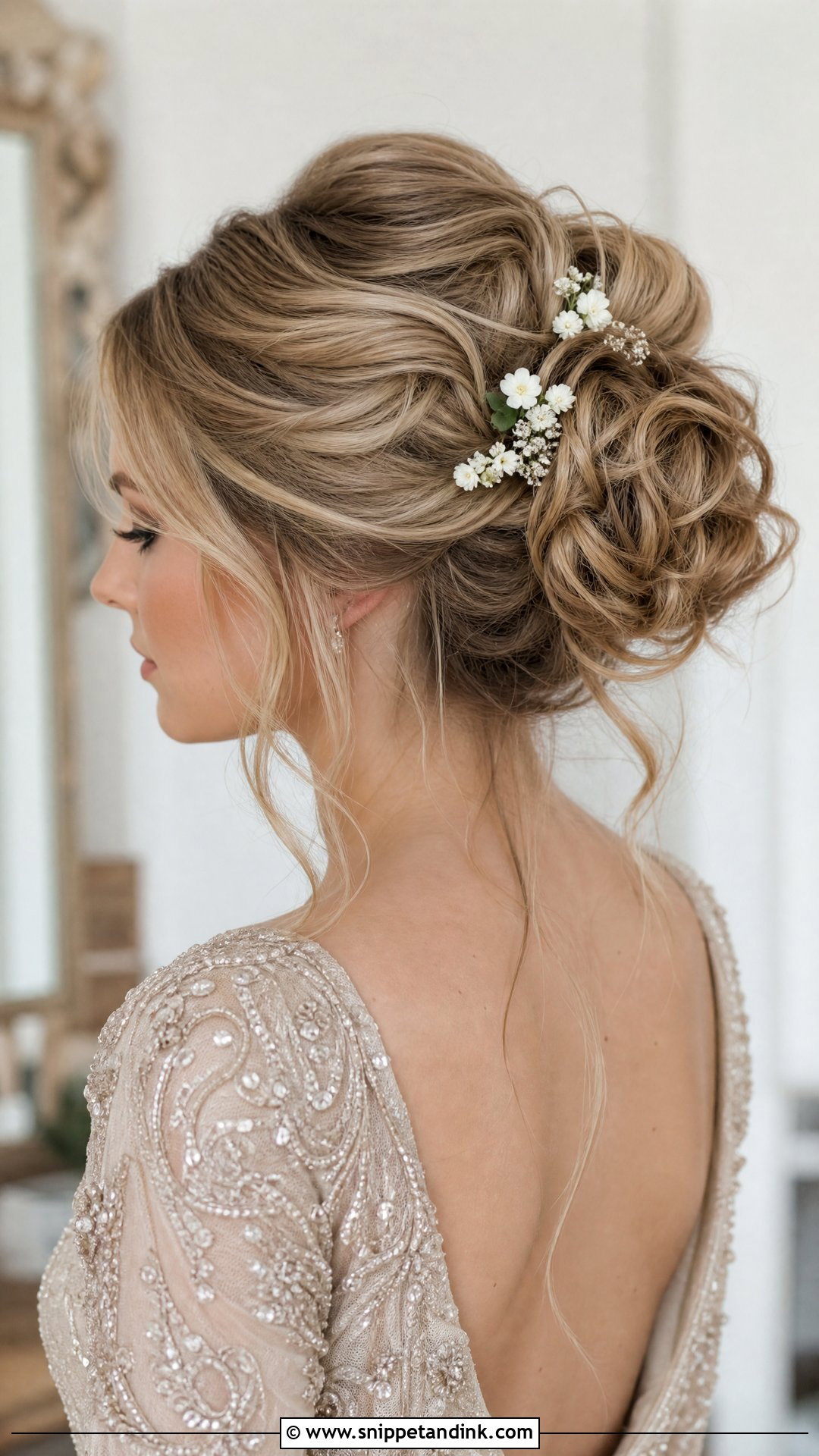 Messy Bun Engagement Hairstyle For Round Face - Snippet and Ink - 15 Engagement Hairstyles for Round Face