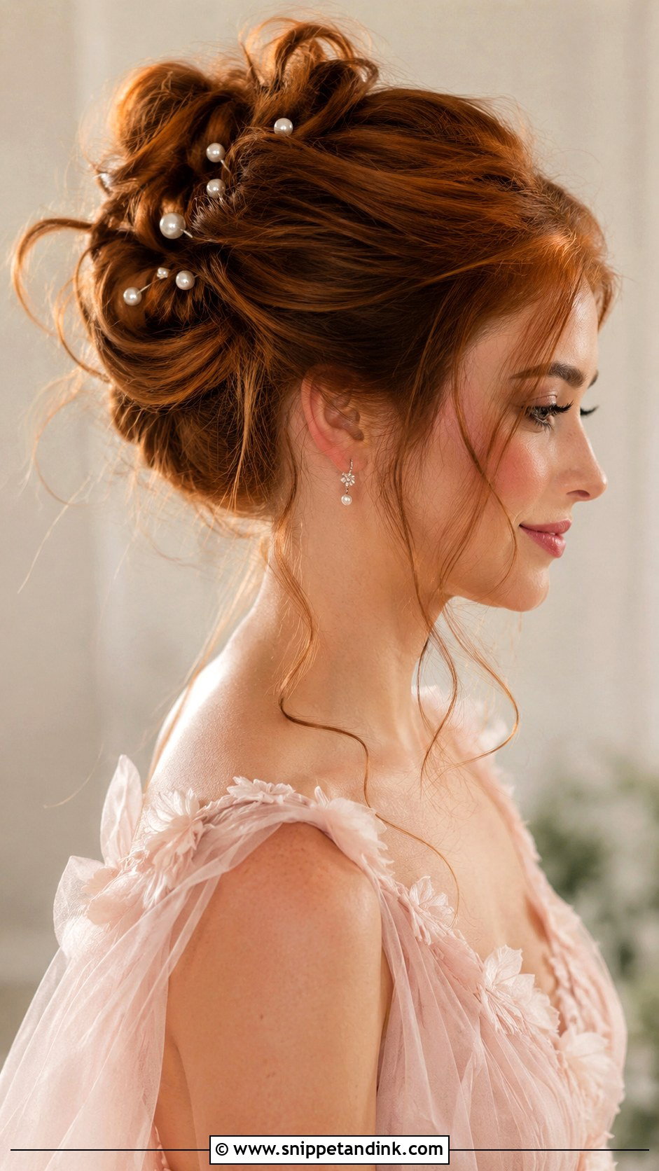 Messy Bun Engagement Hairstyle - Snippet and Ink - 15 Hair Do for Engagement Ideas