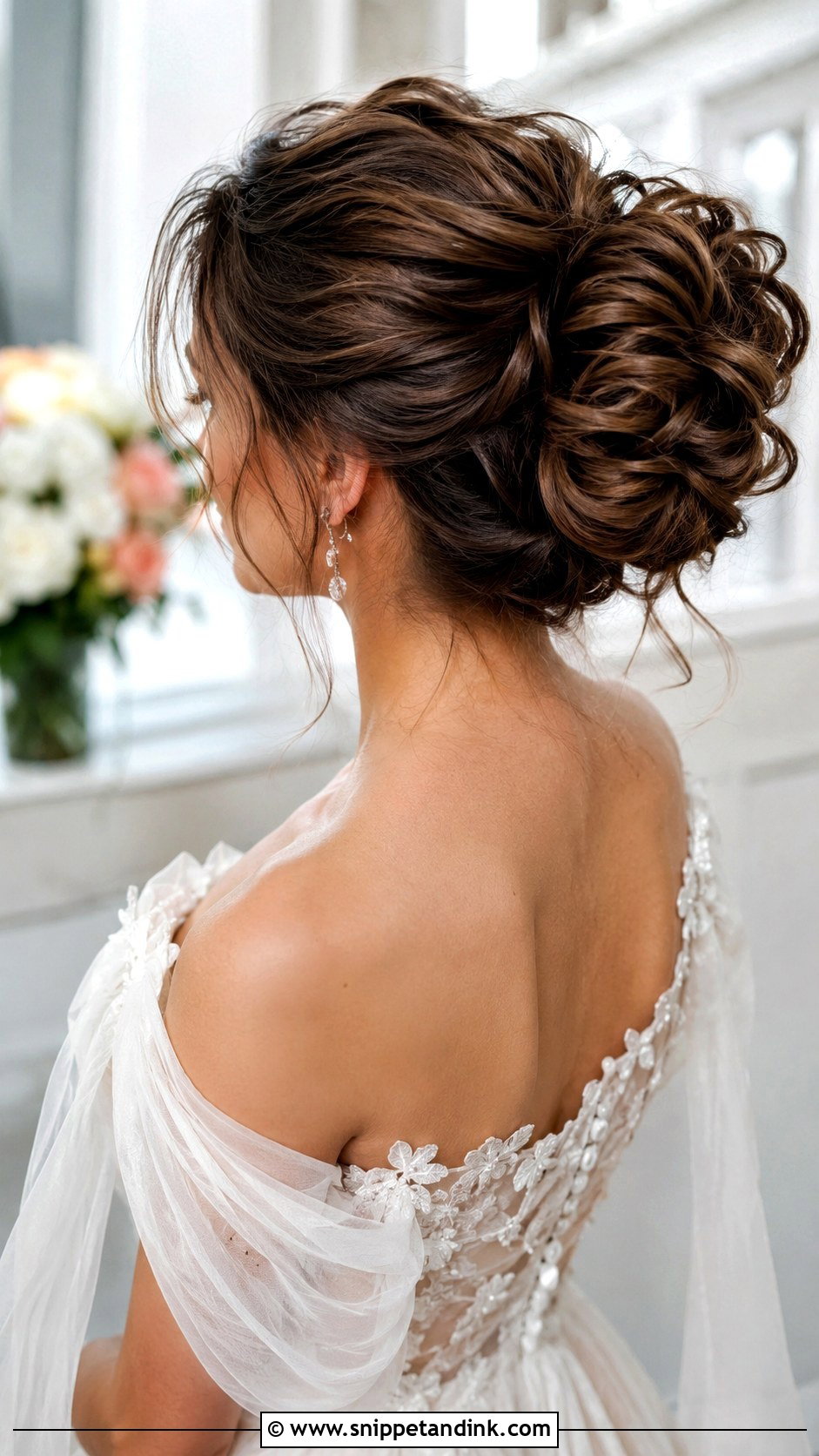 Messy Bun For Long Hair - Snippet and Ink - 25 Messy Bun Wedding Hair Ideas