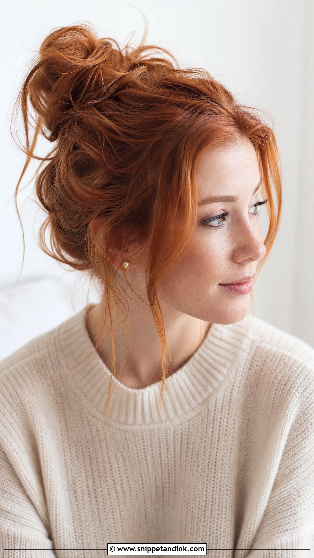 Messy Bun Hairstyle - Snippet and Ink - 20 Non Bridal Hairstyles