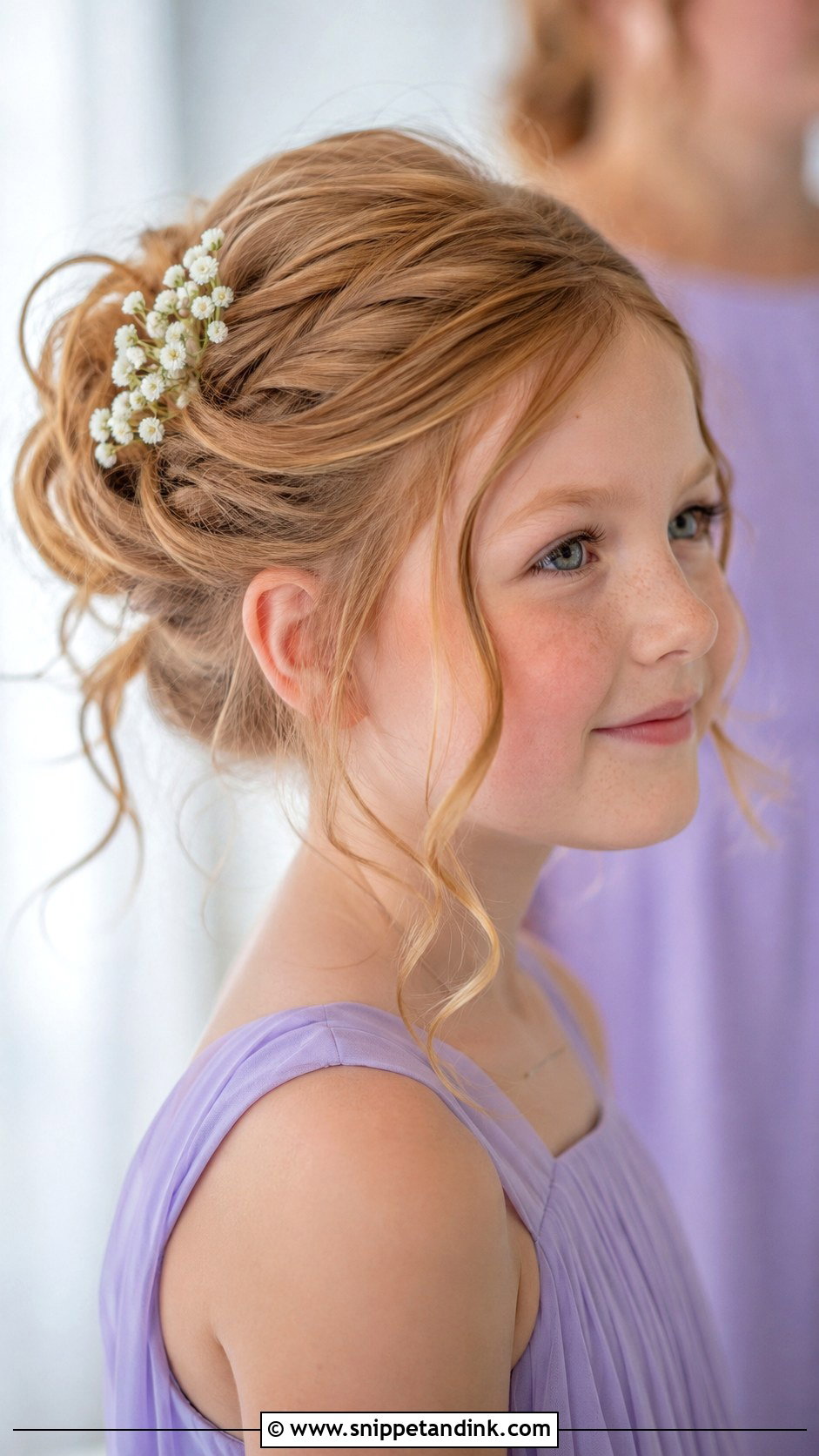 Messy Bun Jr Bridesmaid Hair - Snippet and Ink - 25 Jr Bridesmaid Hairstyles