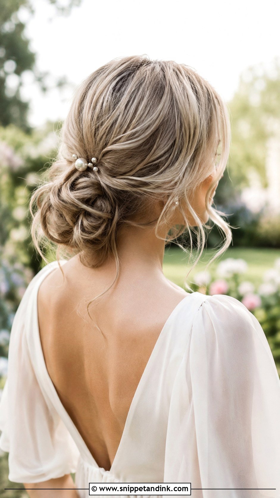 Messy Bun Prewedding Hairdo - Snippet and Ink - 15 Prewedding Hairdo Ideas