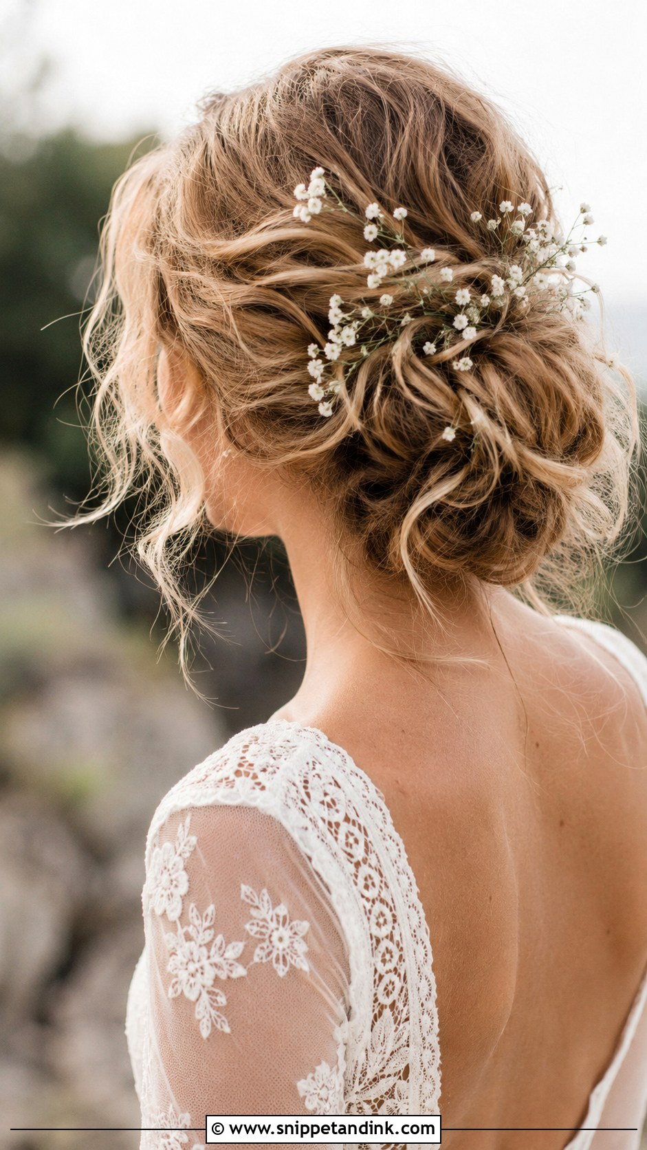 Messy Bun Updo - Snippet and Ink - 25 Updo Wedding Hairstyles for Long Hair