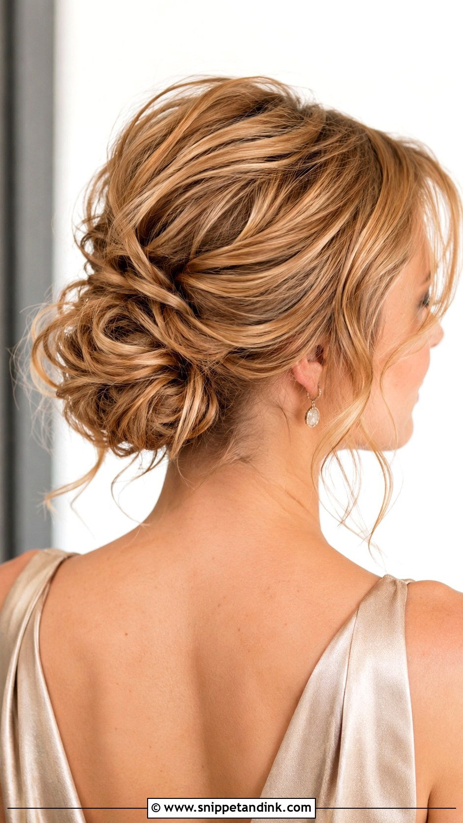 Messy Bun Updo For Short Hair - Snippet and Ink - 20 Bridesmaid Hairstyles Updo Short Hair