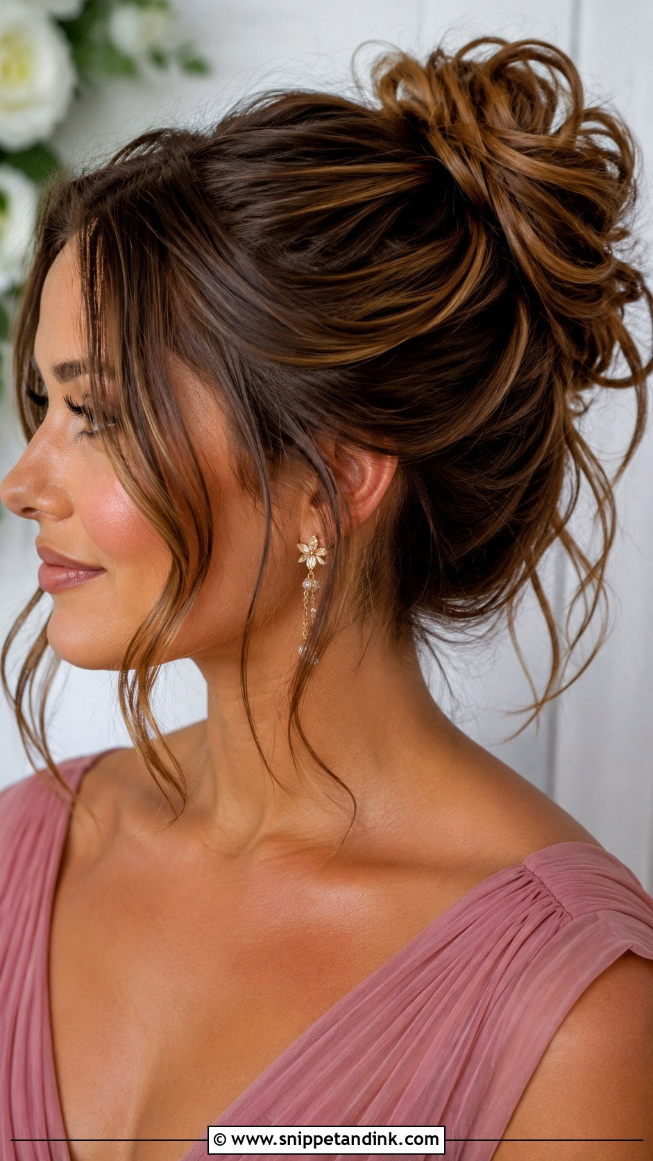 Messy Bun Wedding Guest Hairstyle - Snippet and Ink - 20 Hairstyle for Guest At Wedding Ideas