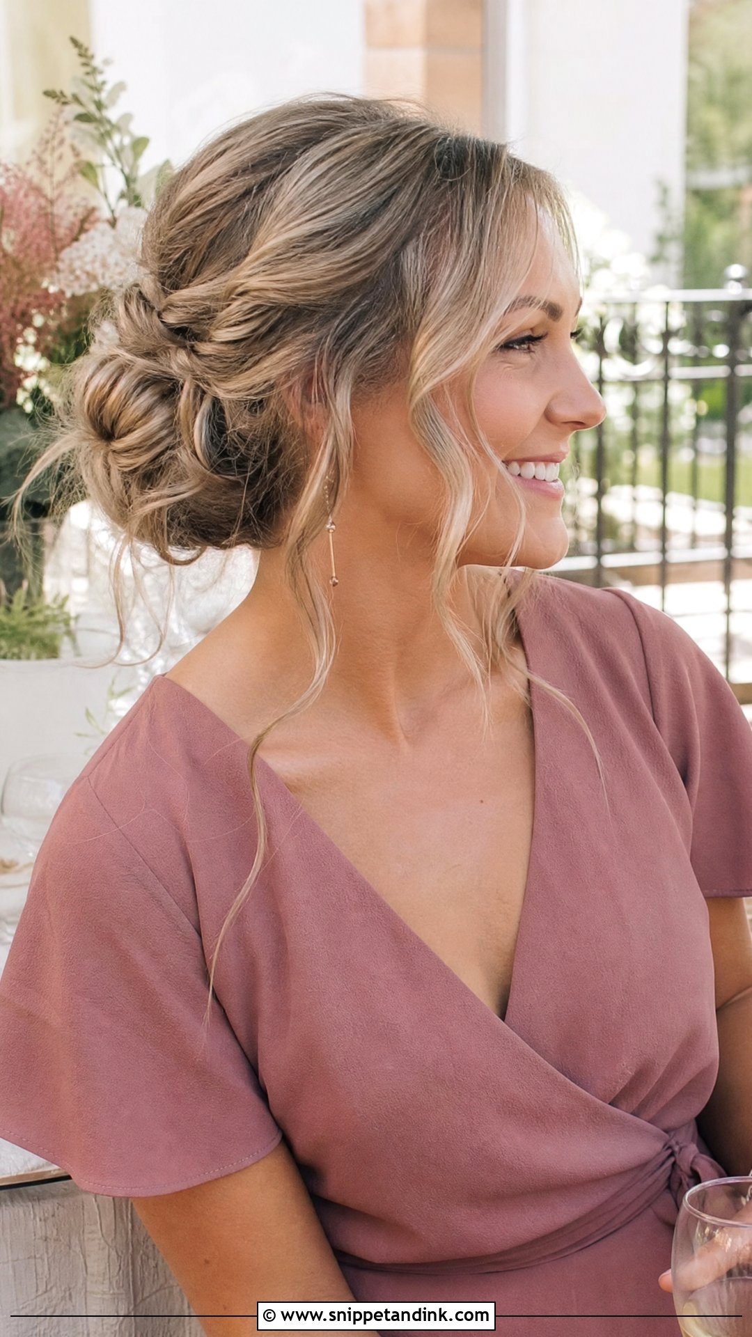 Messy Bun Wedding Guest Hairstyle - Snippet and Ink - 15 Easy Wedding Guest Hairstyle Ideas