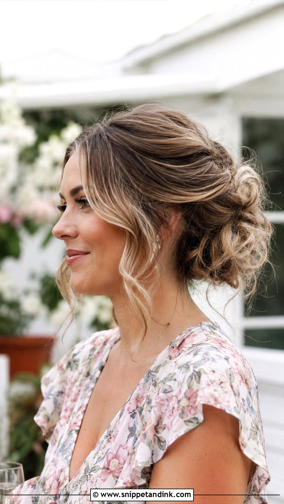 Messy Bun Wedding Guest Updo - Snippet and Ink - 20 Hair Updos Wedding Guest