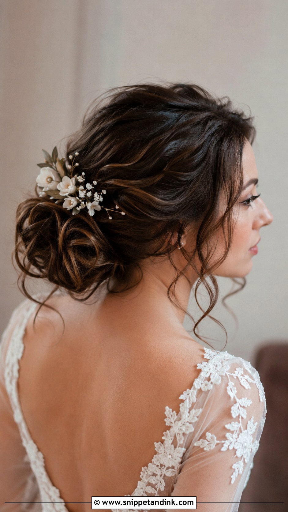 Messy Bun Wedding Hair - Snippet and Ink - 20 Hair Up Styles for Wedding