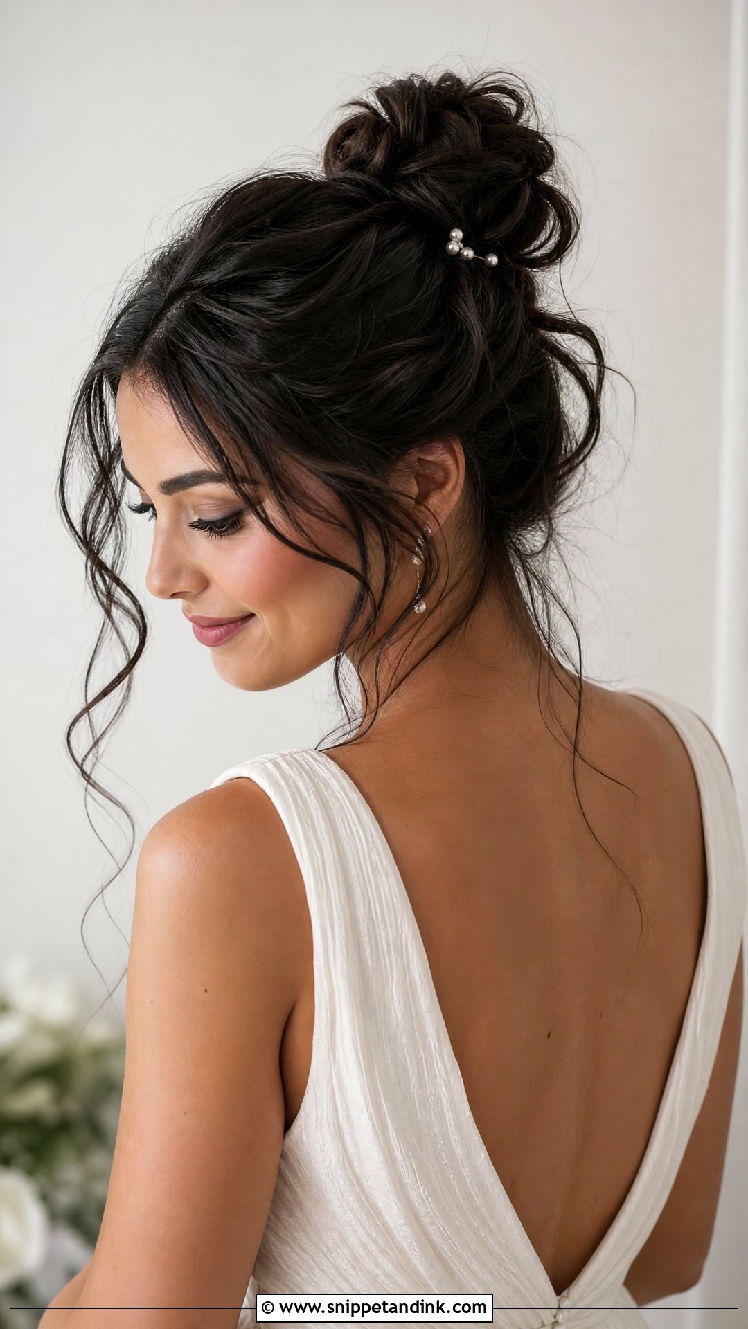 Messy Bun Wedding Hair - Snippet and Ink - 15 Do It Yourself Wedding Hair Ideas