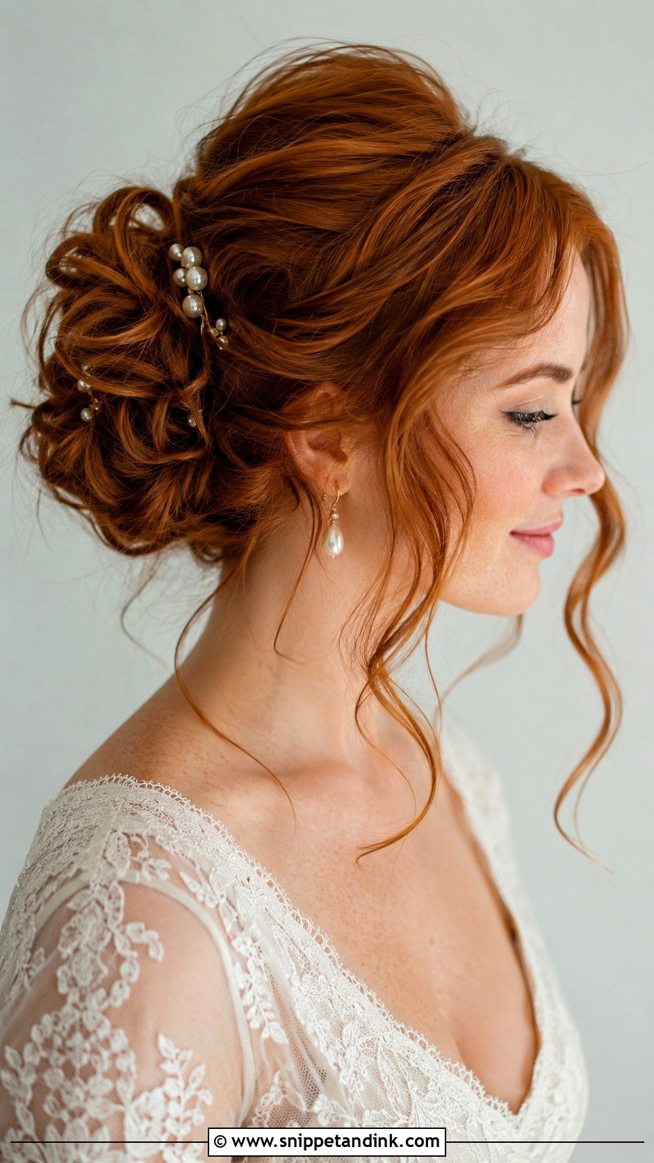 Messy Bun Wedding Hairstyle - Snippet and Ink - 15 Self Hairstyle for Wedding Ideas