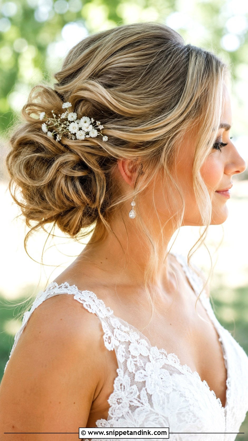 Messy Bun Wedding Hairstyle - Snippet and Ink - 15 Tied Hairstyle for Wedding Ideas