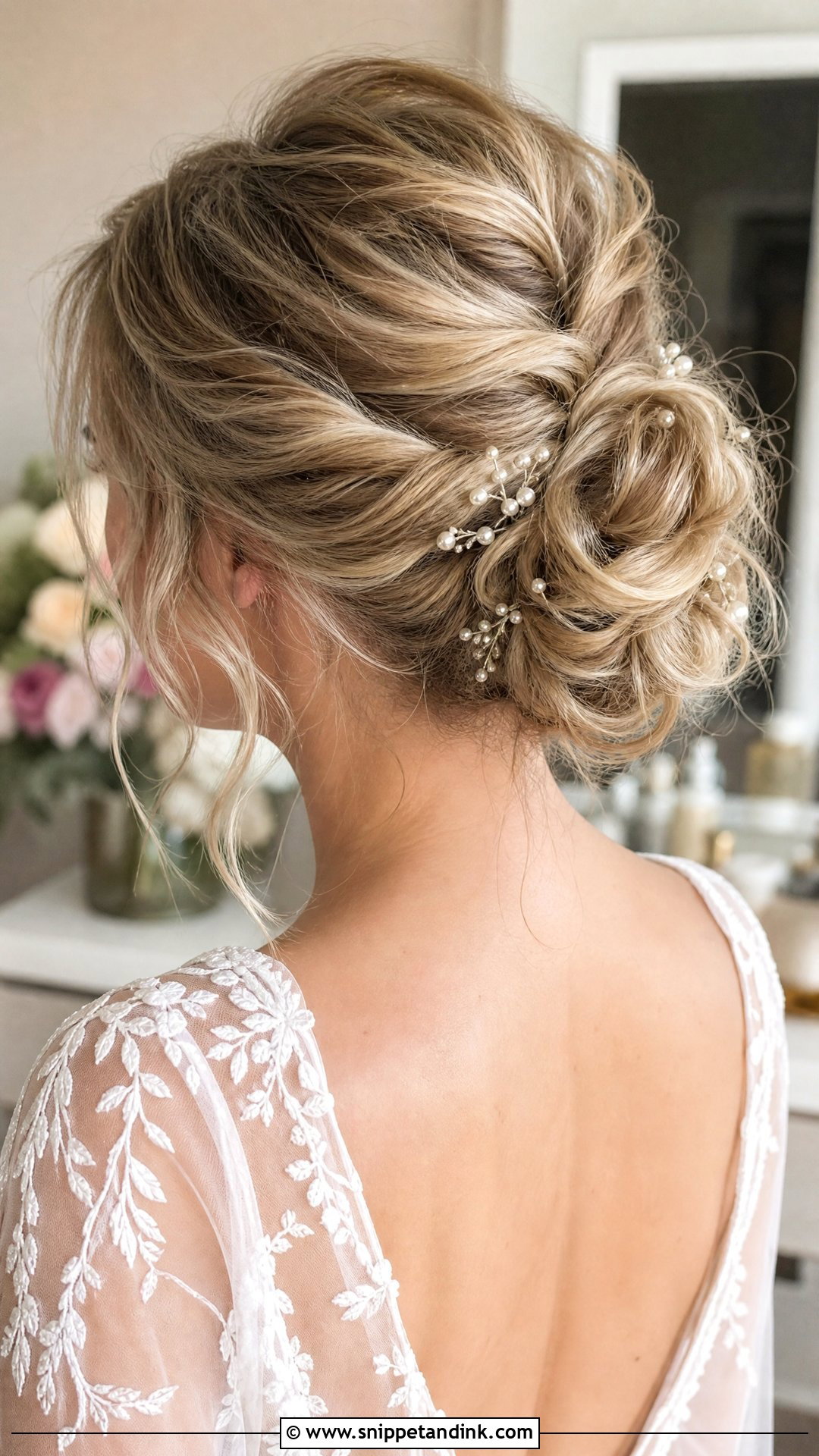 Messy Bun Wedding Hairstyle - Snippet and Ink - 15 Basic Hairstyles for Wedding